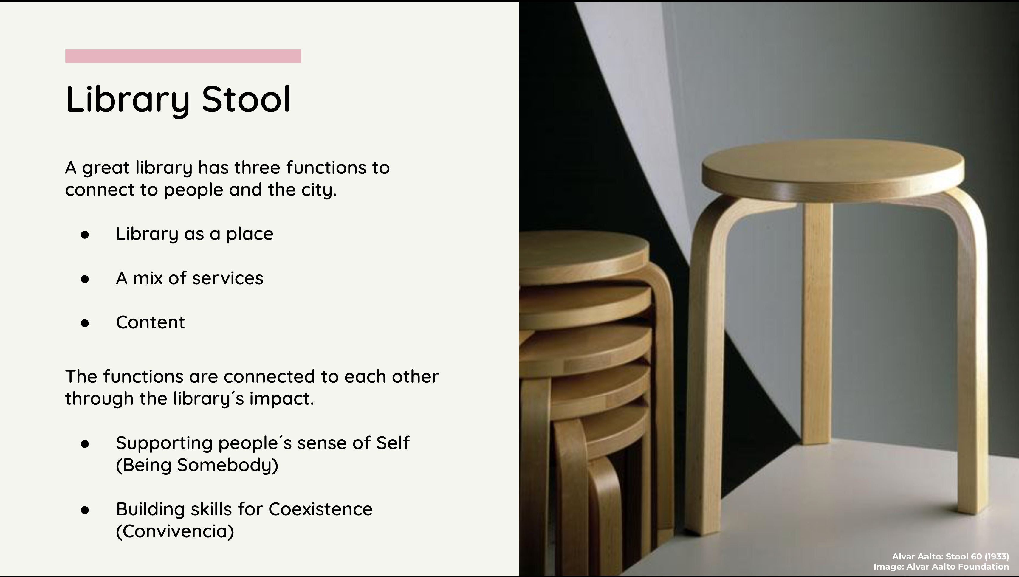 The Library Stool - by Tommi Laitio