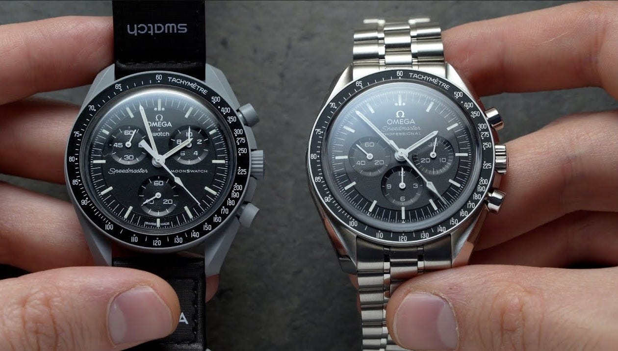 MoonSwatch vs. Moonwatch! | Kann diese Swatch eine Omega Speedmaster  ersetzen? - YouTube