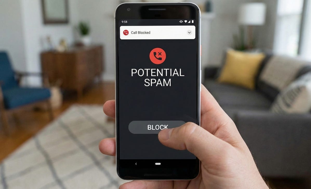 Image of a spam call