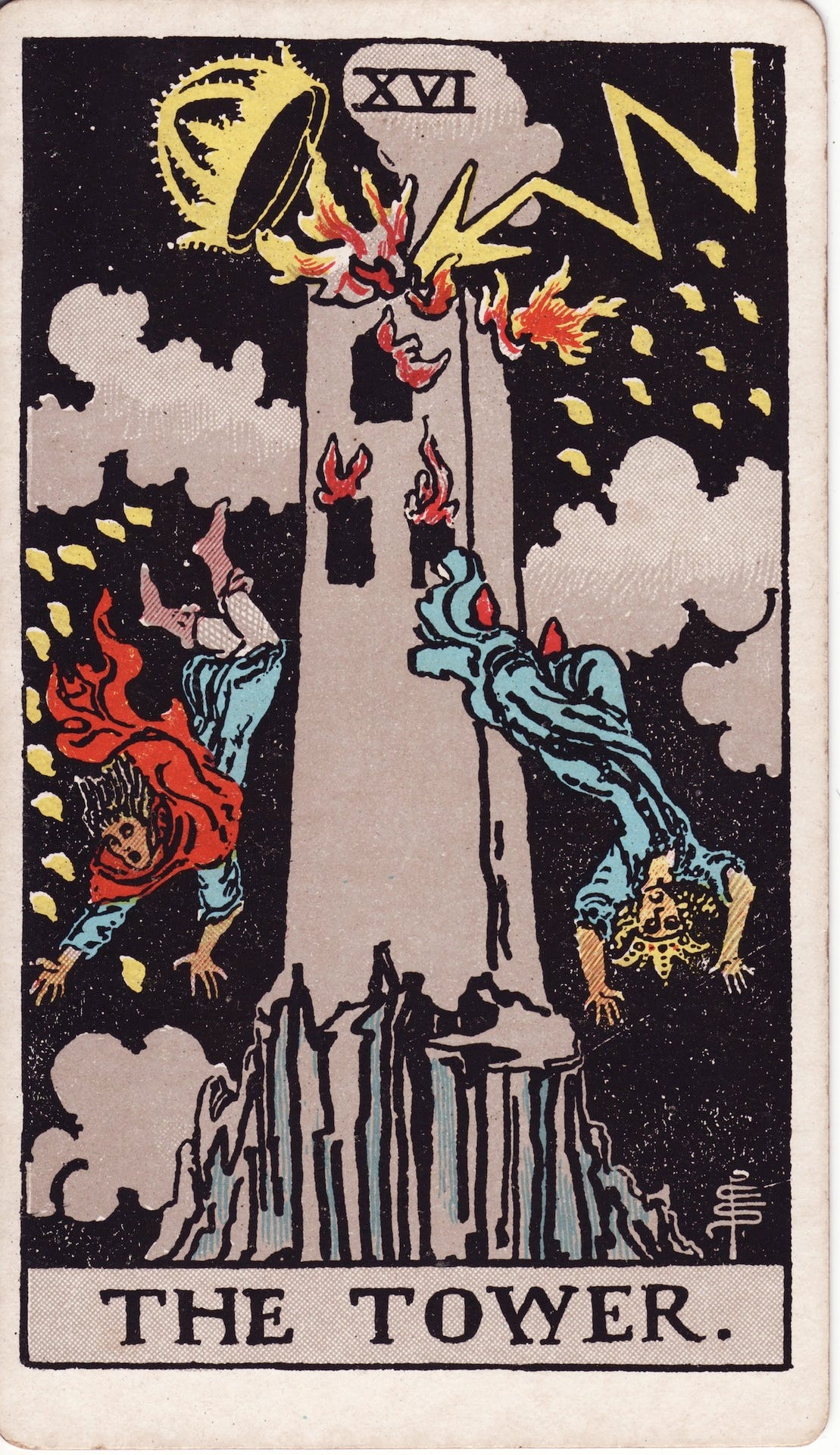 The Tower (tarot card) - Wikipedia The Tower (tarot card) - Wikipedia