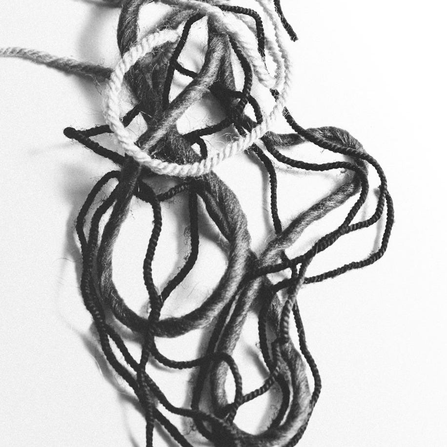white and black abstract illustration