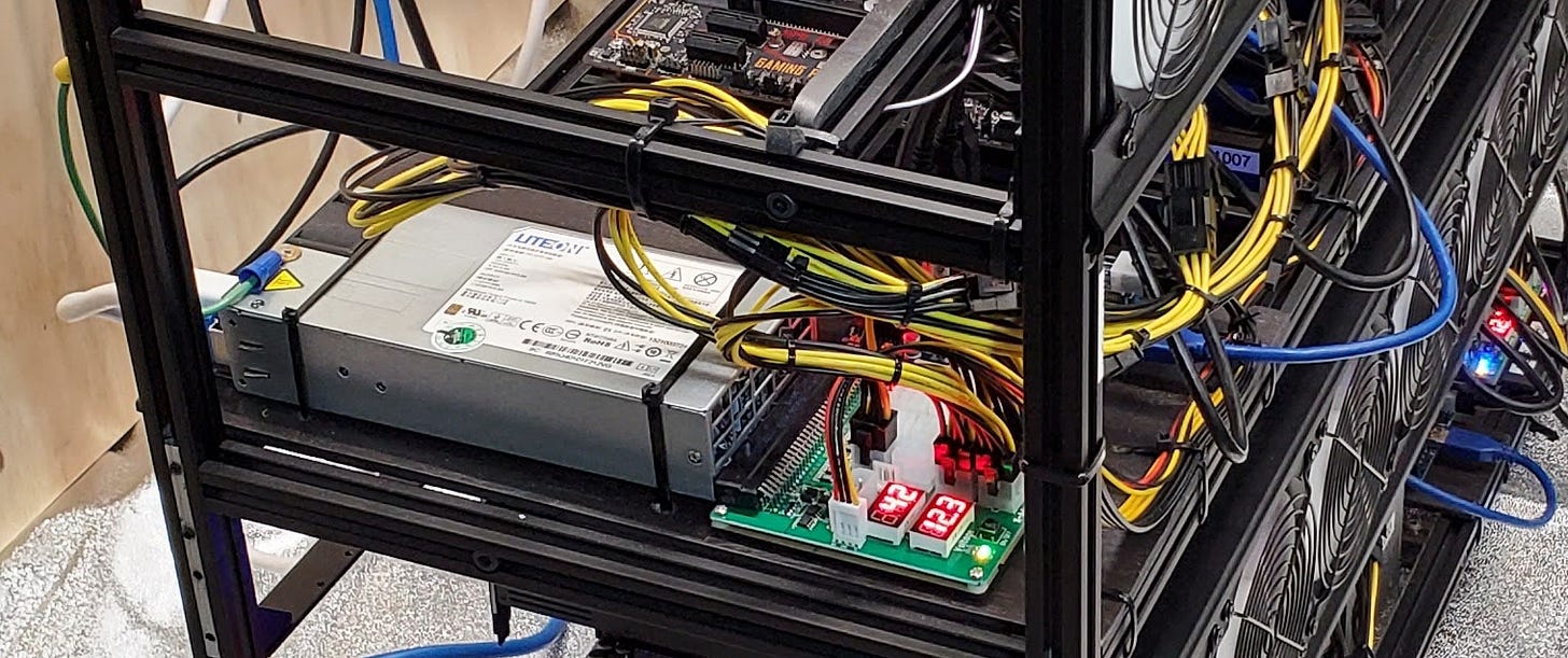 This one was one of my other bigger mining rigs.