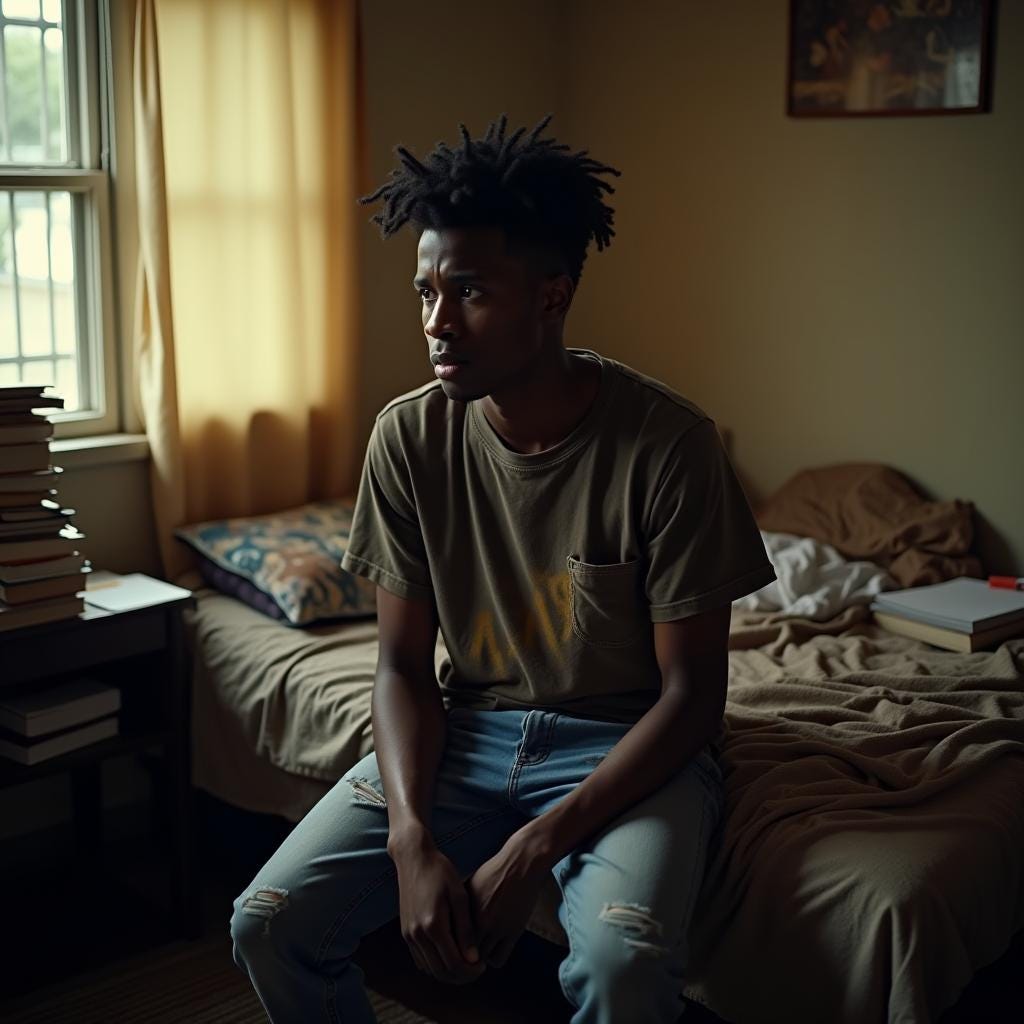 In a bustling college environment in Jamaica, a young student stands at a crossroads, embodying the hopes and dreams of many. As he gazes thoughtfully into the distance, a furrow of concern creases his brow. The weight of his educational expenses looms heavily over him, particularly the looming payment for the upcoming term. His mind races with thoughts of how to secure the necessary funds—perhaps through part-time work, scholarships, or financial aid. He considers the sacrifices he may need to make, the long hours he might have to dedicate to balancing studies and employment, and the impact this financial burden could have on his academic performance and overall well-being. Surrounded by the vibrant energy of his peers, he yearns to engage fully in college life, participate in extracurricular activities, and embrace opportunities that will shape his future. Yet, the pressing need to address his financial situation weighs on his spirit, prompting him to strategize and seek advice from mentors, friends, and family. This moment captures the essence of the student experience in Jamaica, where aspirations clash with economic realities, and the pursuit of education becomes a journey marked by resilience and determination.