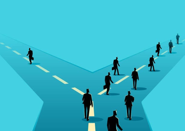 80+ Walking Opposite Direction Crowd Stock Photos, Pictures & Royalty-Free  Images - iStock