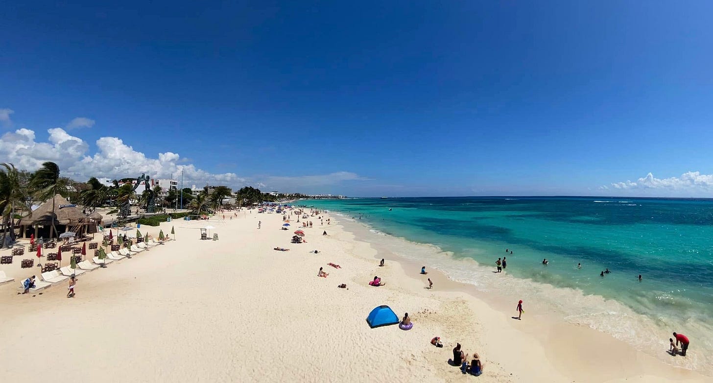 Playa Del Carmen, January 2026. Photo credit: Miranda Miller, MidlifeNomads.com