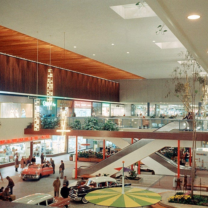 Here's What Malls Have Looked Like Through the Years, From the '50s Until  Now - Pictures of Malls