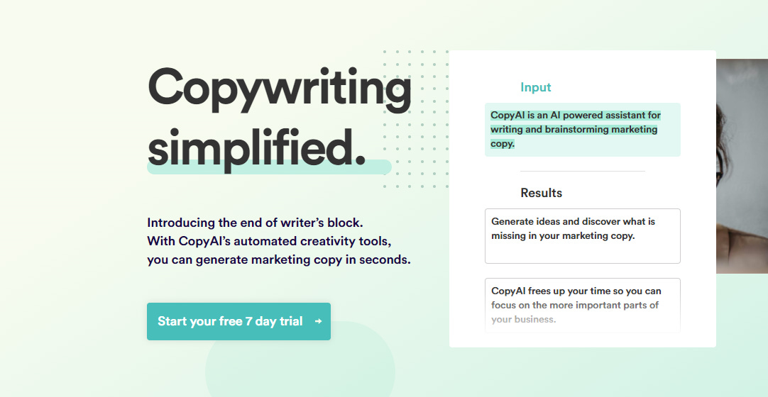 Review: Copy AI's Automated Creativity Tools