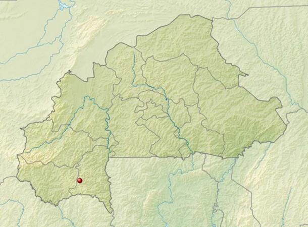 Location of Ruins of Loropéni in Burkina Faso. (Uwe Dedering / CC BY-SA 3.0) Location of Ruins of Loropéni in Burkina Faso. (Uwe Dedering / CC BY-SA 3.0)