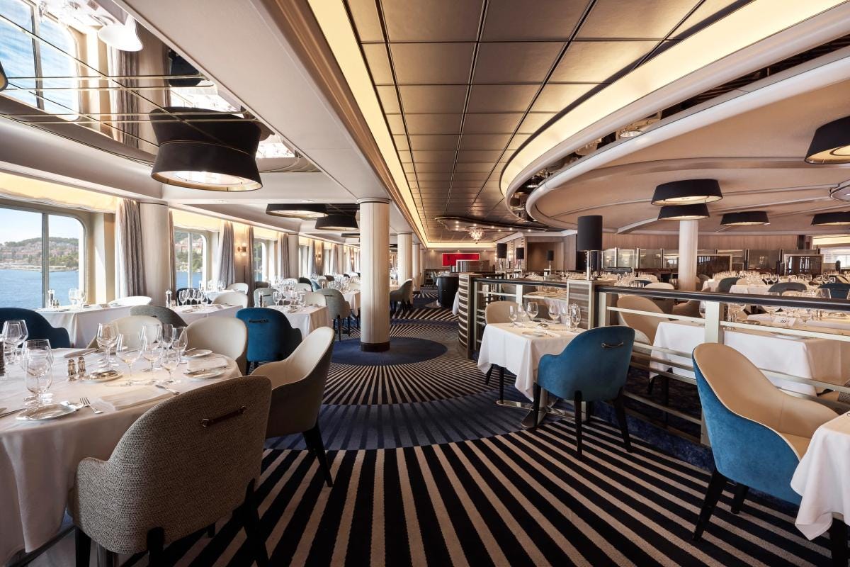 Waterside Restaurant | Crystal Cruises Waterside Restaurant | Crystal Cruises