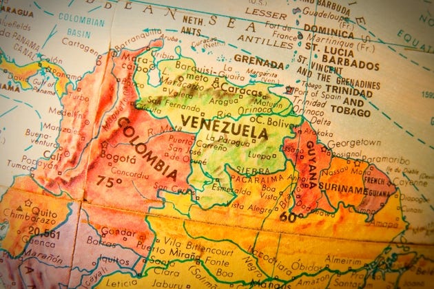 Travel the Globe Series - Venezuela, Columbia and Guyana Travel the Globe Series - Venezuela, Columbia and Guyana