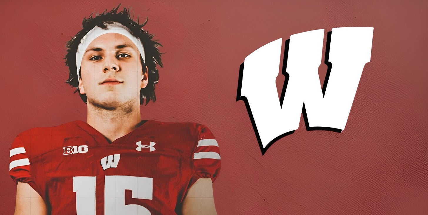 Wisconsin Badgers WR Mark Hamper enters the transfer portal