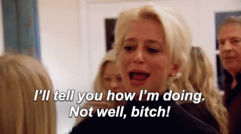 dorinda saying not well bitch dorinda saying not well bitch