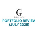 Portfolio Review (July 2025)