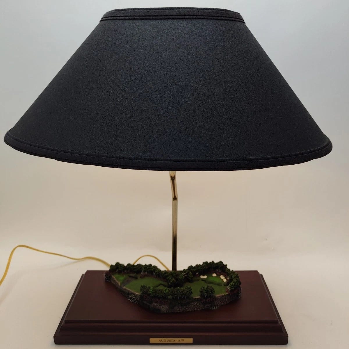 Rare Vintage Masters Augusta National 13th Hole Golf Desk Lamp – Fairway Replica - Picture 1 of 24