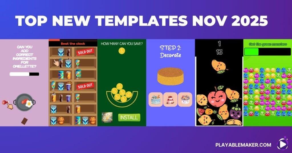 Playable Ads Trends in Mobile Games & Apps - November 2025