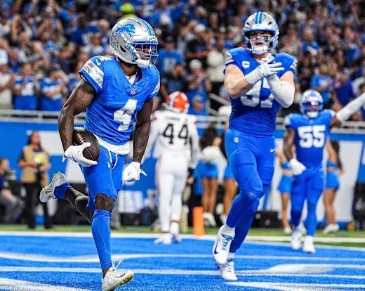 D.J. Reed injury update: Lions CB carted off field vs Browns - Yahoo Sports