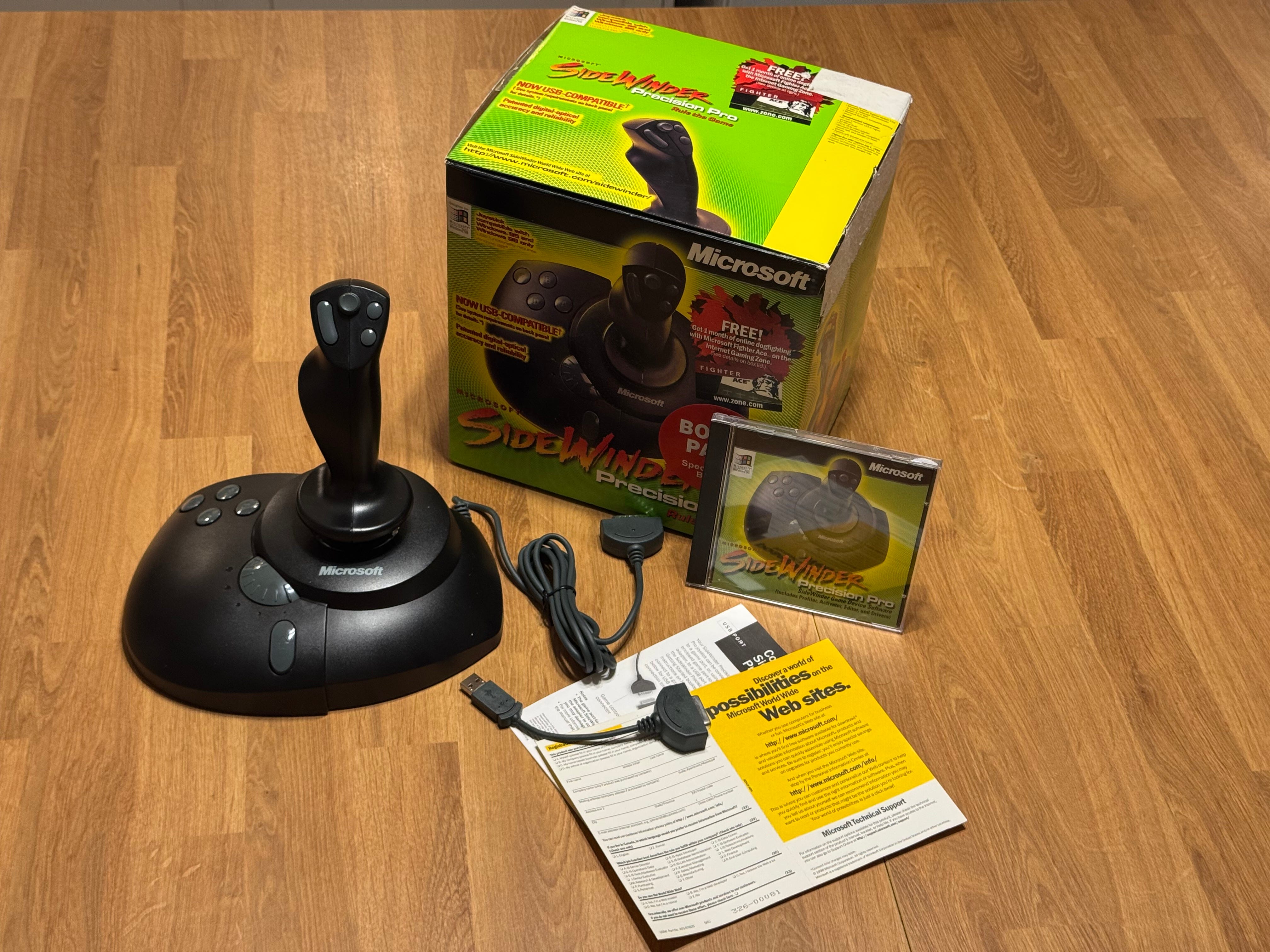 Unboxing a New-Old Stock Microsoft Sidewinder Precision Pro!