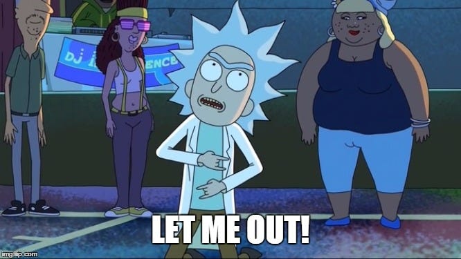 Tiny Rick (Rick and Morty) - Imgflip