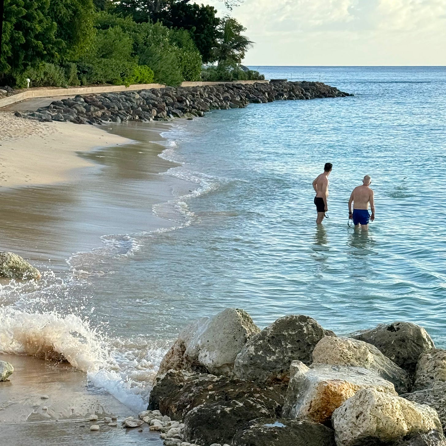 New sea defences and promenade, Barbados