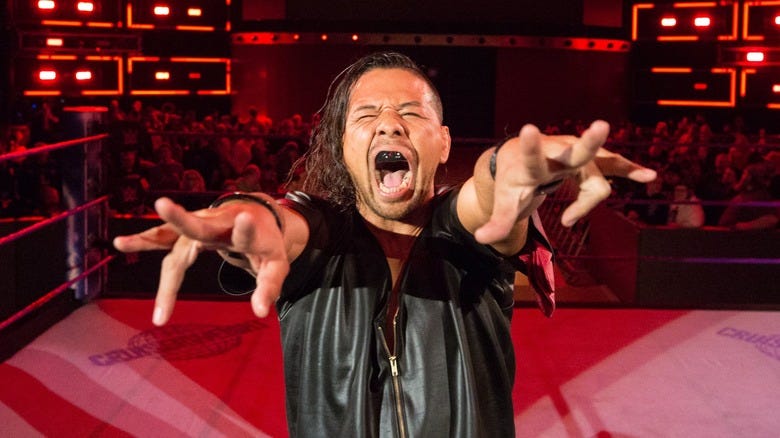 Shinsuke Nakamura in the ring