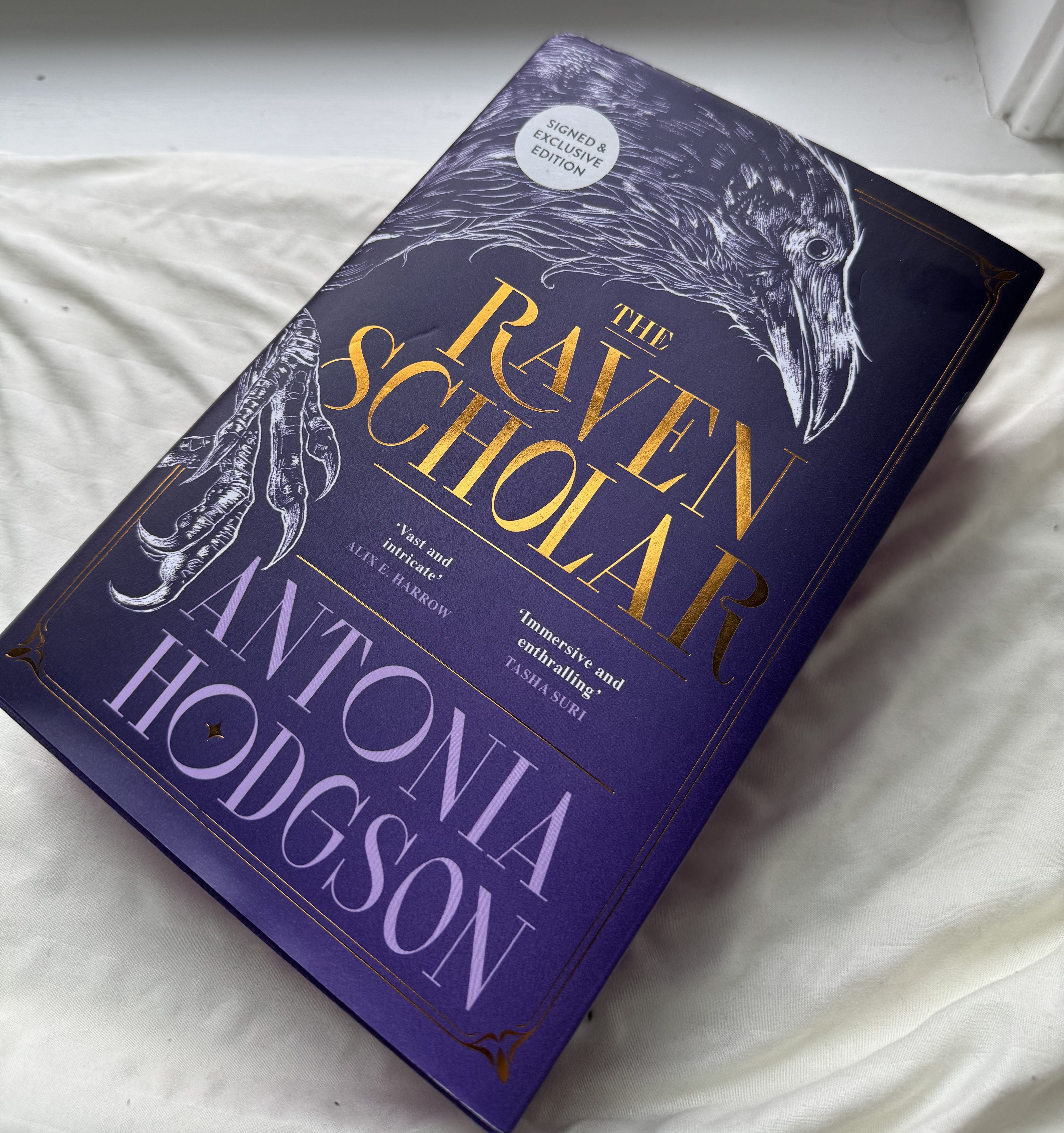 The Raven Scholar by Antonia Hodgson is mystery and tyranny in an