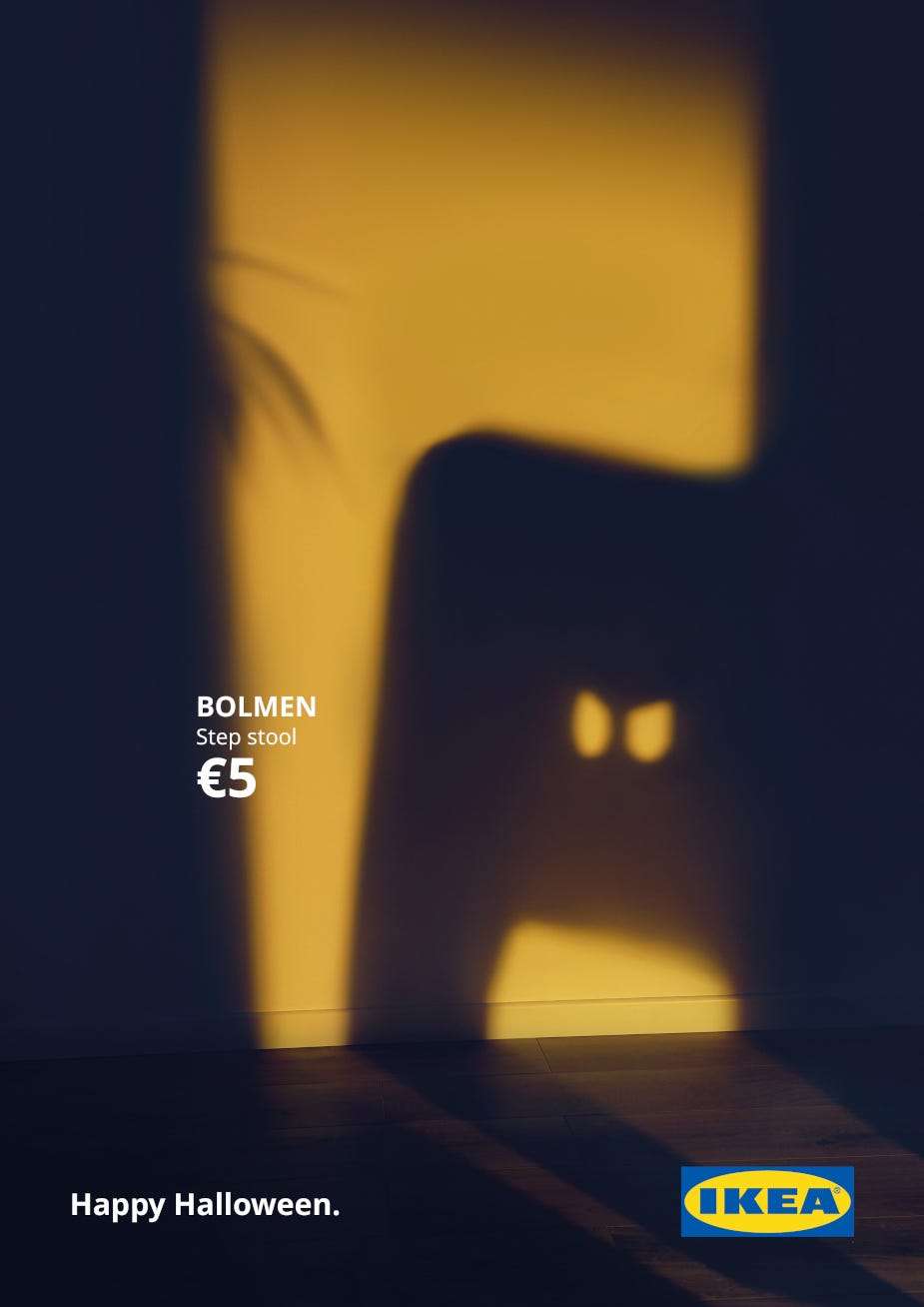 IKEA Furniture Becomes 'Fearniture' in Clever Halloween Ads | LBBOnline
