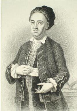 Engraving of publisher Edward Cave