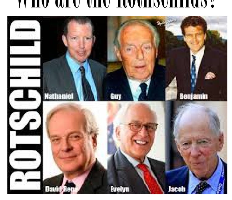 Rothschild, Trump, Tucker Carlson, Alex Jones, Joe Rogan, Dominic Cummings 