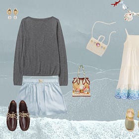 At The Market: Mermaid Mothers and Daughters