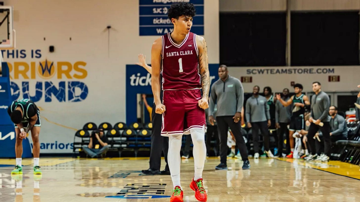 Christian Hammond - 2025-26 - Men's Basketball - Santa Clara University