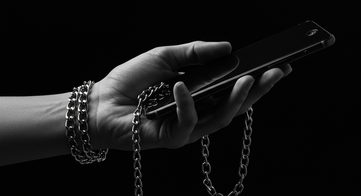 chained illustration