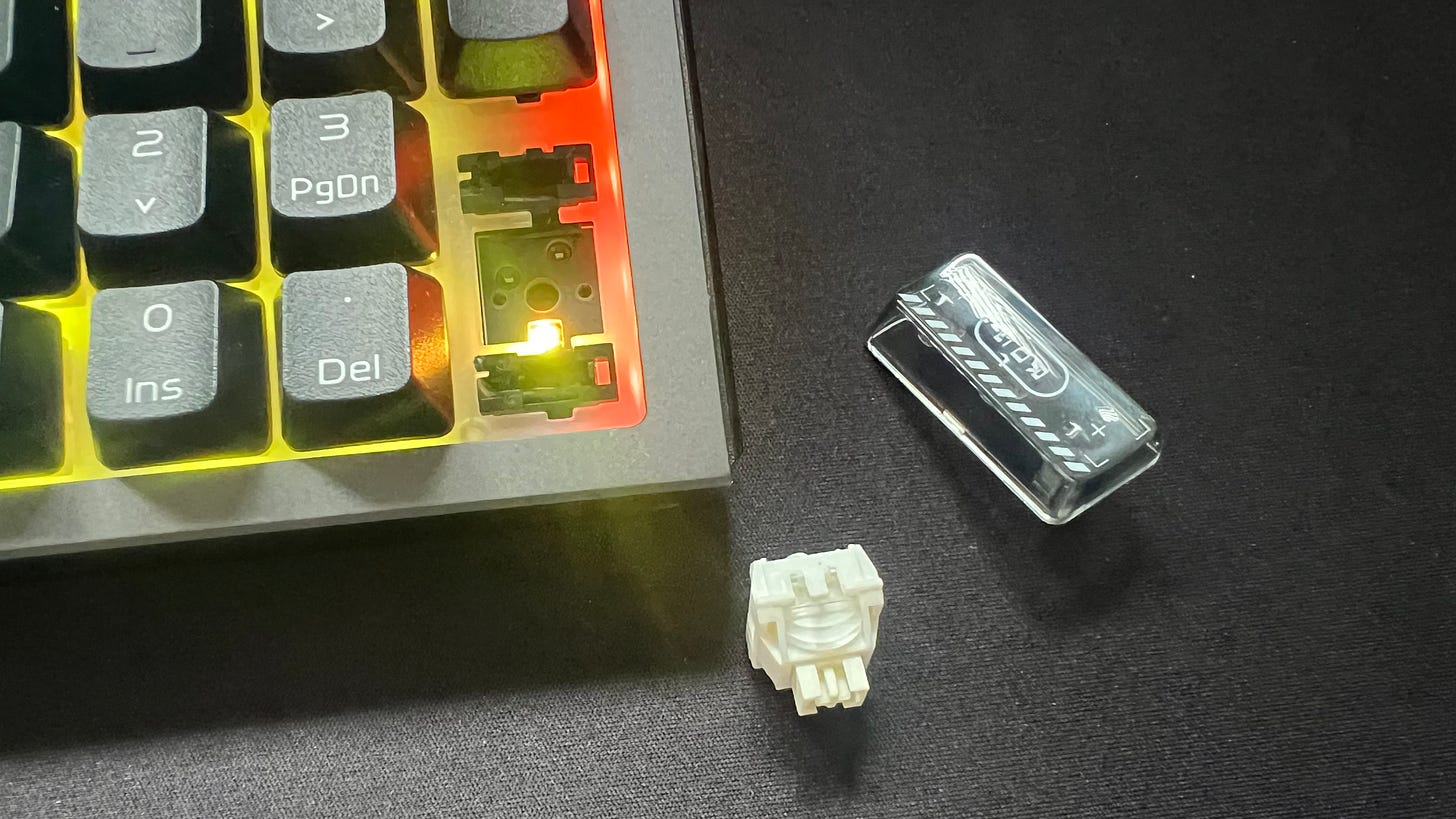 Asus ROG Strix Morph 96 hotswap keys Asus ROG Strix Morph 96 hotswap keys