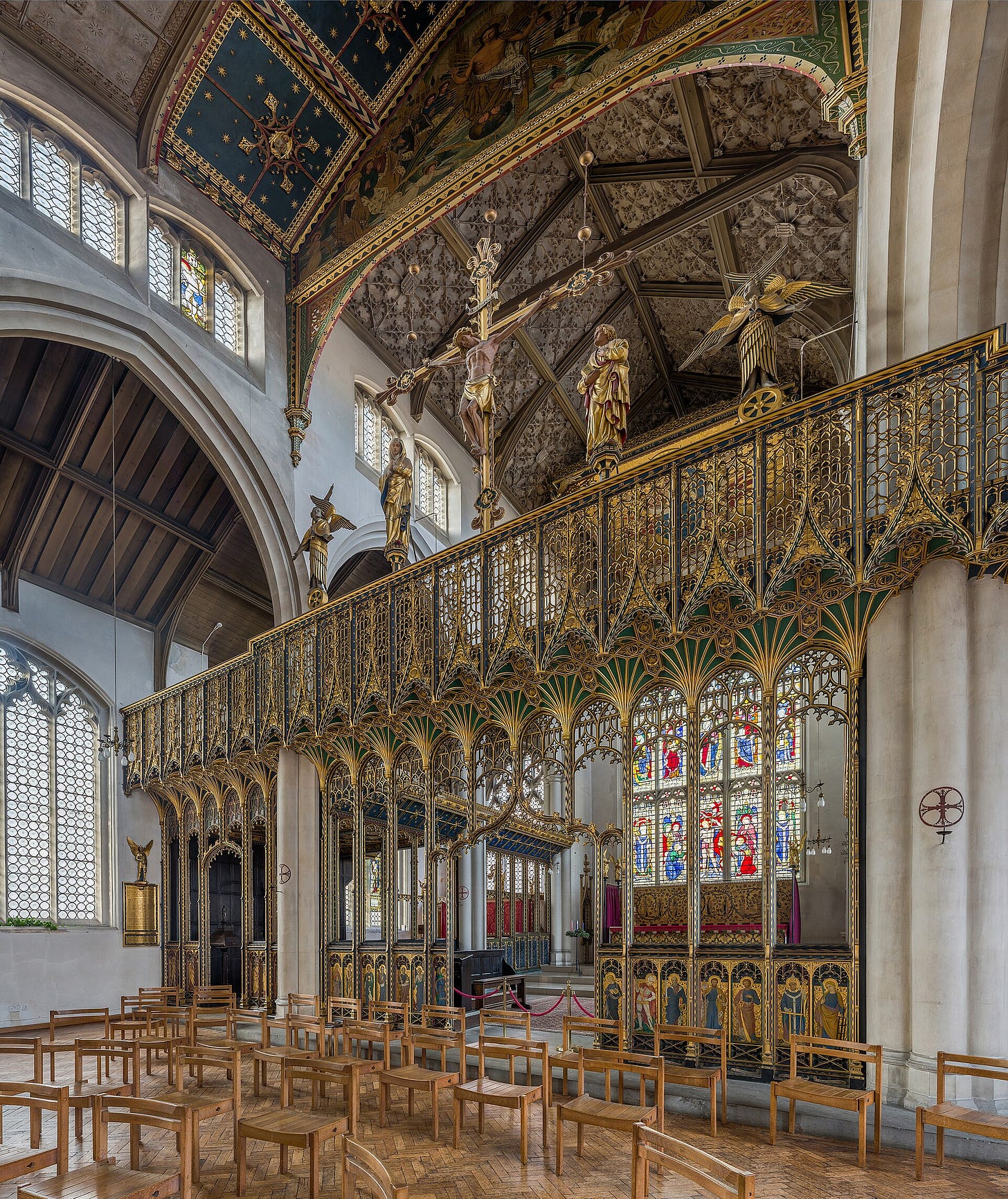 The rood screen The rood screen