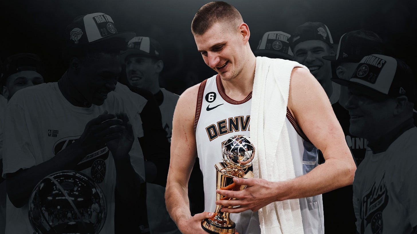 Nikola Jokic Reacts to Reaching NBA Finals & Winning WCF MVP