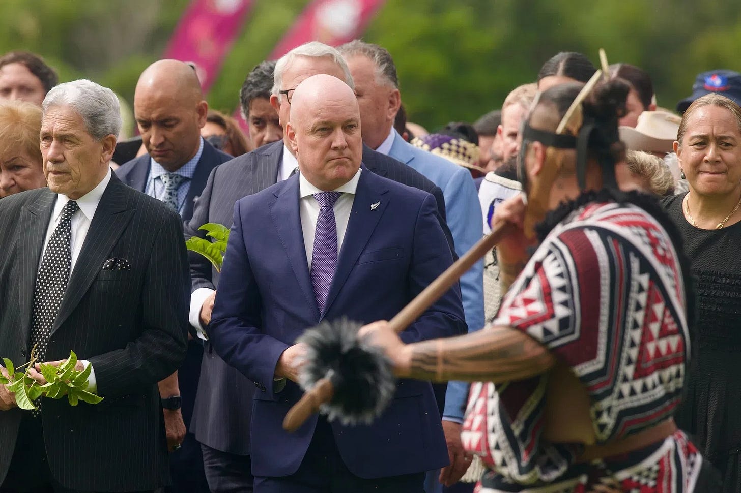 Christopher Luxon faces the challenge.