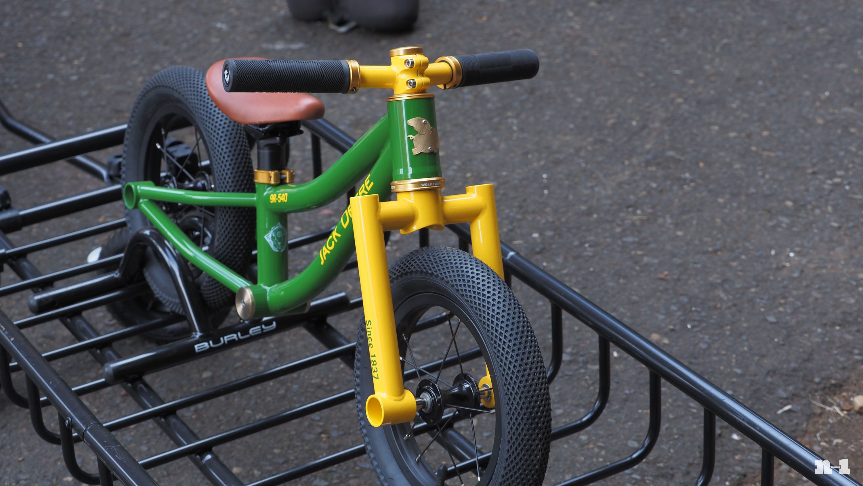 Acoustic Cycles Jack Deere balance bike fork