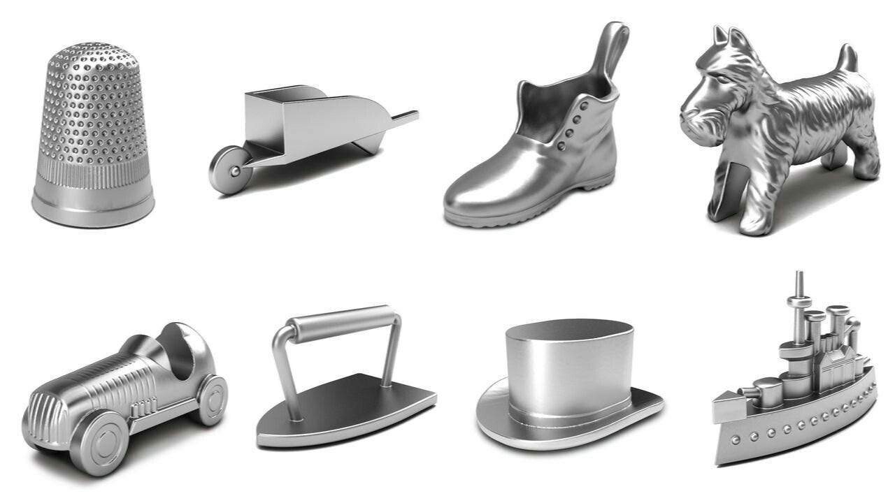 During one part of the book they play monopoly every night and the games  would get very heated and the pieces would g… | Monopoly pieces, Monopoly  game, Game pieces