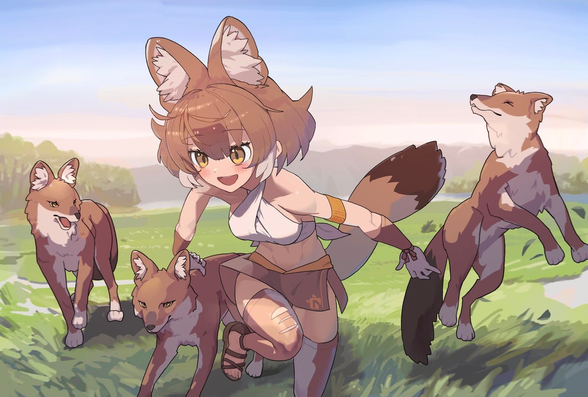 #けものフレンズ ドール - KuniKuniのイラスト