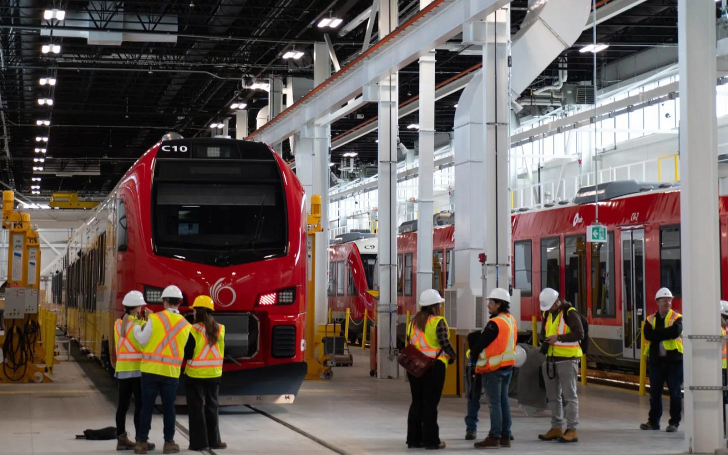 The new facility at Walkley Yard to support Stage 2 South extension of the O-Train network.