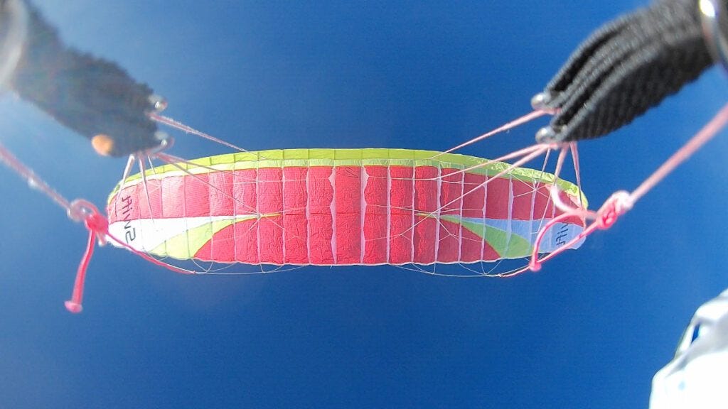 Paraglider Re-Entry System to be used on Outpost Cargo Ferry