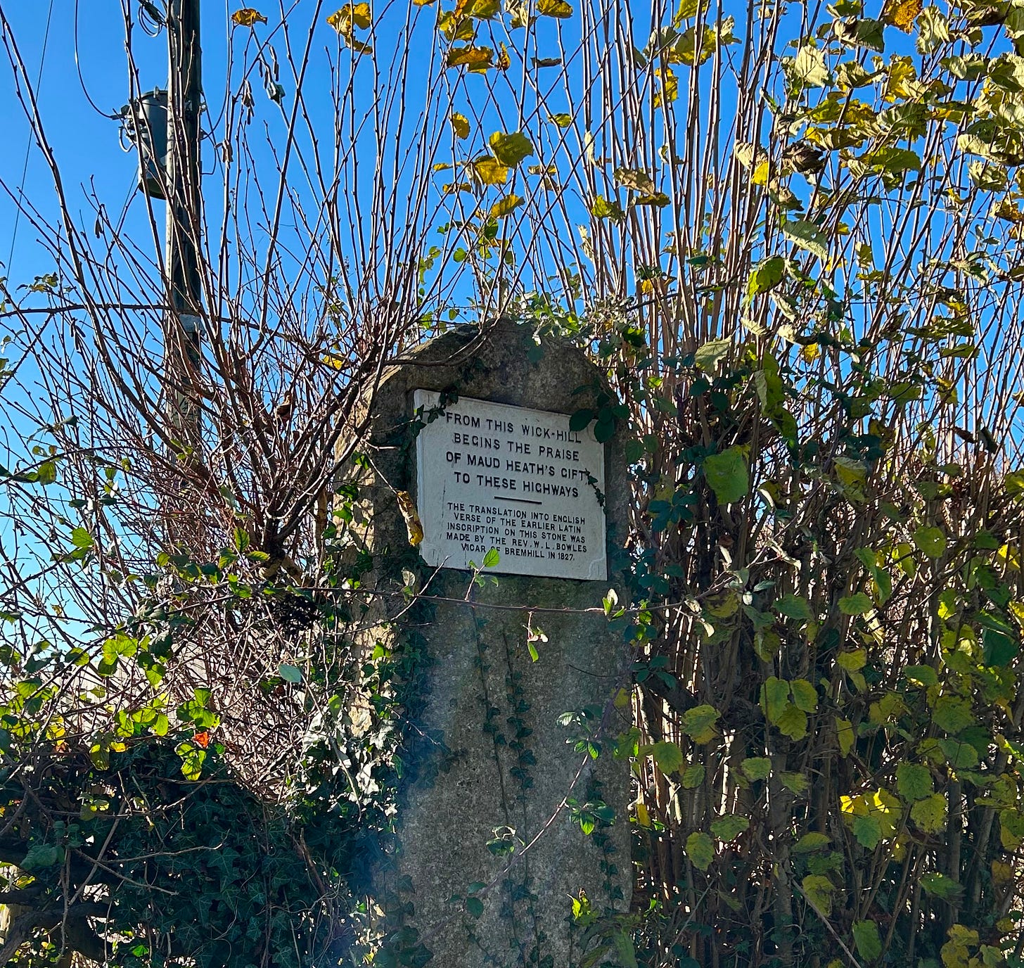 The start of Maud Heath's Cause from Bremhill. Photo: Roland Millward