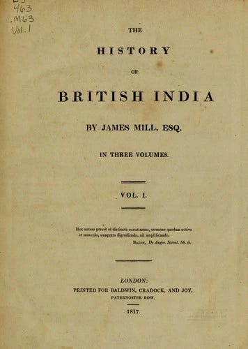James Mill and division of Indian history investigative modalities
James Mill and division of Indian history investigative modalities