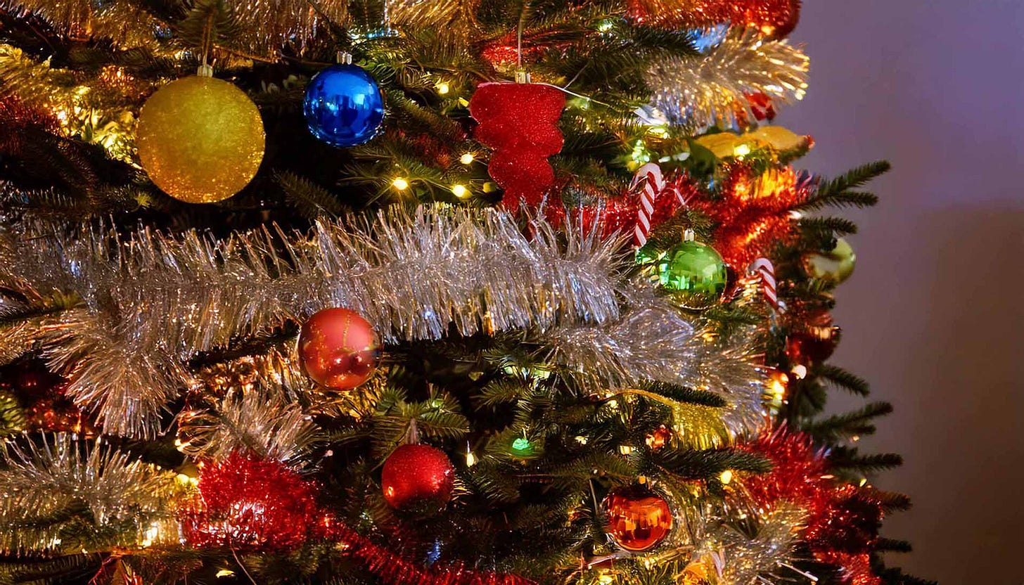 80s & 90s Christmas Decorations: Tacky, Tinsel, Lights & Longing | Dad Blog