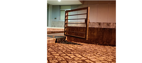 A night stroll through a Portuguese village