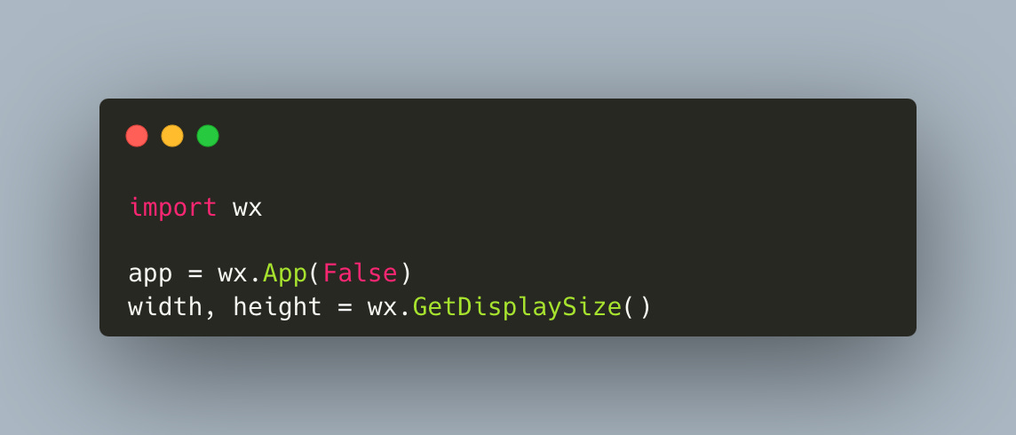 Getting Your Screen Resolution with Python