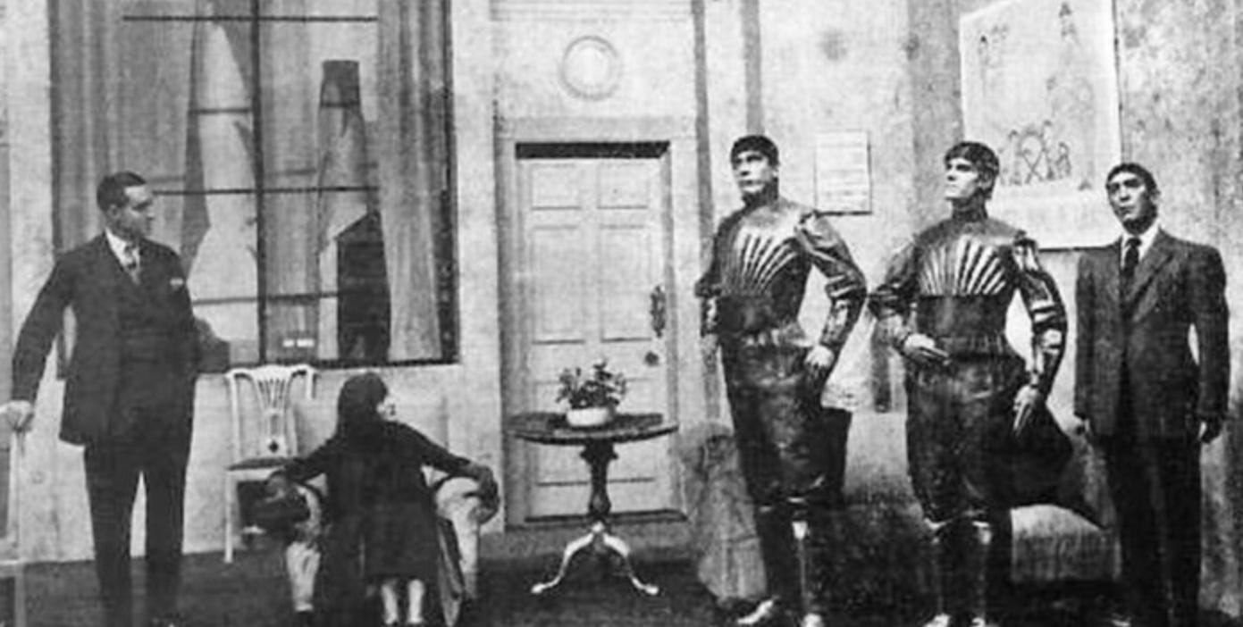 Rossum's Universal Robots on stage. The first robots in theatre.