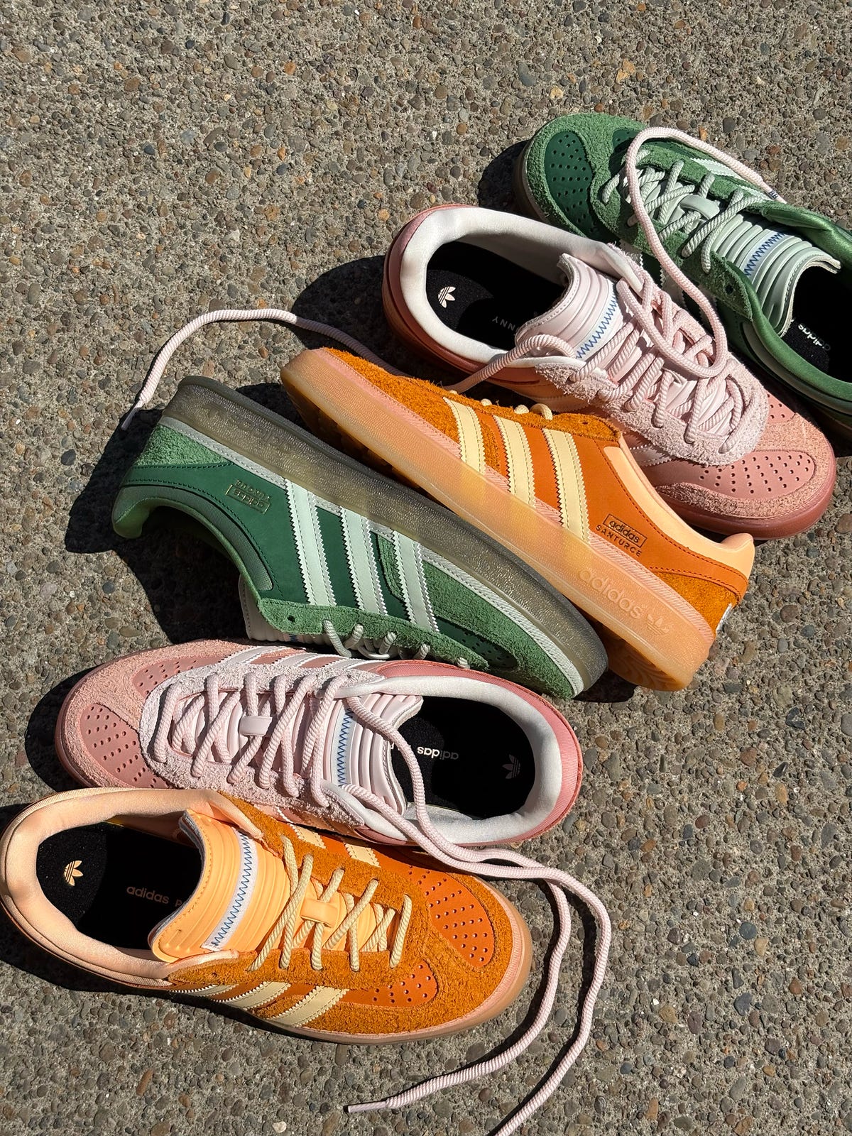 adidas gazelle silver green womens Adidas-Inspired General Greetings Corporation Vintage 1978 Plastic Sne –  Rewind Running™