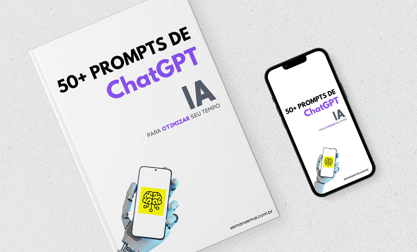 eBook 50 prompts para automatizar o trabalho