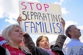 May be an image of 2 people and text that says 'STOP SEPARAT ING FAMİLIESİ เบ่' May be an image of 2 people and text that says 'STOP SEPARAT ING FAMİLIESİ เบ่'