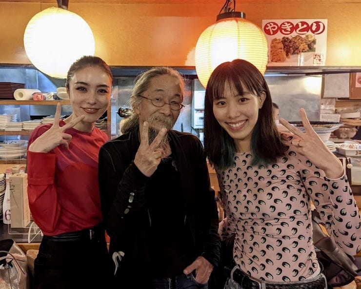 Ayaka, Morimoto-san, and Emi!